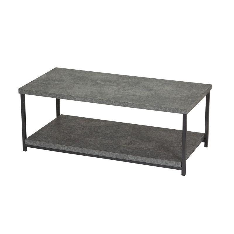 Modern Rustic Interiors Slate Faux Concrete Coffee Table & Reviews